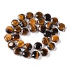 Natural Tiger Eye Beads Strands G-N342-09-3