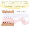 4 Yards 2 Colors Polyester Lace Trim OCOR-TADJ0001-02B-3