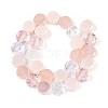 Electroplate Glass Beads Strands X-EGLA-N022-03A-A08-2