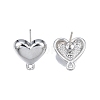 Alloy Stud Earring Findings PALLOY-N150-86P-1