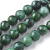 Natural Map Stone Picasso Jasper Beads Strands LS-G-F668-29-8mm-1