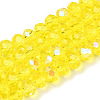 Electroplate Glass Beads Strands LS-EGLA-A034-T4mm-L28-1