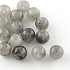 Round Imitation Gemstone Acrylic Beads OACR-R029-8mm-04-1
