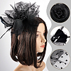 Polyester Mesh Hair Bands OHAR-WH0034-11-3