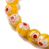 Handmade Millefiori Lampwork Beads Strands LAMP-G164-05E-3