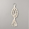 Cotton Macrame Plant Hangers AJEW-WH0314-61-1