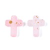 Gradient Color Transparent Acrylic Beads OACR-M023-03E-3