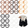 30Pcs 5 Colors Resin Scarf Clips BUTT-NB0001-86-1