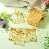 30Pcs Gold Stamping Moon Star Organza Drawstring Gift Bags ABAG-TA0002-21C-5