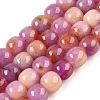 Dyed Natural White Jade Beads Strands G-T138-D07-4