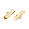 Iron Slide On End Clasp Tubes IFIN-R212-1.3cm-G-2