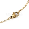 Handmade Glass Seed Beaded and Synthetic Imperial Jasper Dyed Beads Star Pendant Necklaces for Women NJEW-MZ00114-01-5