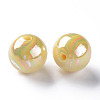 Opaque Acrylic Beads S-MACR-S370-D20-SS2105-2