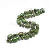 Natural Ruby in Zoisite Beaded Necklaces NJEW-S390-21-1