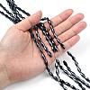Opaque Glass Beads Strands GLAA-P001-03A-04-5