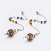 Natural & Synthetic Mixed Stone Sphere Dowsing Pendulums MAK-P009-E-2