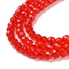 Transparent Glass Beads Strands GLAA-H021-04-25-5
