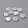 Tibetan Style Alloy Charms TIBEP-A15913-AS-NR-2