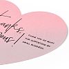 Coated Paper Thank You Greeting Card DIY-F120-03D-3