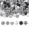 180Pcs 6 Style Natural Wood Beads WOOD-BT0001-09-1