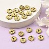Brass Grade A Crystal Rhinestone Spacer Beads X-RB-A006-10MM-G-2