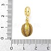 Brass Enamel Fruit European Dangle Charms KK-Z090-08G-07-3