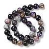 Natural Charoite Beads Strands G-E557-01-12mm-01-2