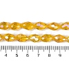 Transparent Electroplate Glass Beads Strands LS-EGLA-N013-T4mm-B04-4