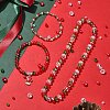 150G Christmas Themed Glass Beads GLAA-YWC0004-05-5