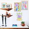 3Pcs 3 Styles PET Out Drawing Painting Stencils DIY-WH0416-0012-6