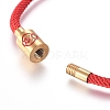 Unisex Cotton String Cord Bracelets BJEW-I284-01-A-4