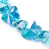 Electroplate Glass Beads Strands X-EGLA-F133-AB02-3