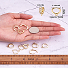 Eco-Friendly Brass Earring Hoops Findings KK-TA0007-40-21