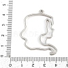 Zinc Alloy Open Back Bezel Pendants PALLOY-D580-05P-E-3