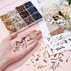 2092Pcs 12 Styles Glass Twisted Bugle Beads SEED-PH0002-49-3