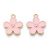 Alloy Enamel Pendants PALLOY-S133-014C-1