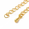 Rack Plating Brass Chain Extender KK-A229-19G-2