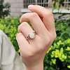 Synthetic Luminous Stone Oval Finger Ring LUMI-PW0001-116-4