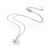 304 Stainless Steel Pendant Necklaces NJEW-O118-12-2