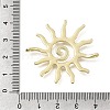 Hammered Alloy Pendants PALLOY-B016-03A-G-3