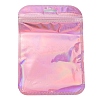 Plastic Glitter Holographic Packaging Yin-yang Resealable Bags OPP-D003-04F-1