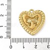 Ion Plating(IP) 304 Stainless Steel Pendant Rhinestone Settings STAS-M082-01G-3