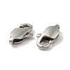 Tarnish Resistant 304 Stainless Steel Lobster Claw Clasps STAS-F094-05A-P-2