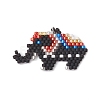 Seed Beads Beaded Pendants PALLOY-MZ00250-01-1