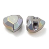 UV Plating Rainbow Iridescent Acrylic Beads OACR-P010-03F-3