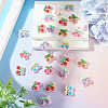 30Pcs Opaque Resin Cabochons RESI-TA0005-79B-5