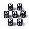 Opaque Acrylic Beads SACR-N002-01R-2