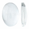 Transparent Oval Glass Cabochons GGLA-R022-18x13-1
