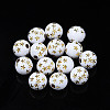 Craft Style Opaque White Acrylic Beads LS-MACR-N012-11-B02-1