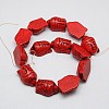 Synthetic Turquoise Beads Strands LS-TURQ-G119-20x29mm-03-2